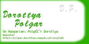 dorottya polgar business card